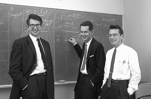 Sheldon Glashow, George Kalbfleisch, and Arthur Rosenfeld